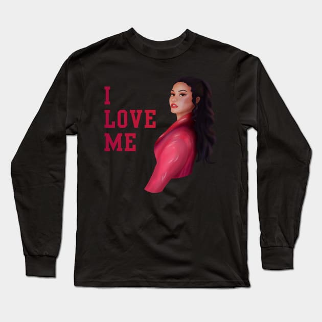 I love me - Demi Lovato Long Sleeve T-Shirt by misswoodhouse